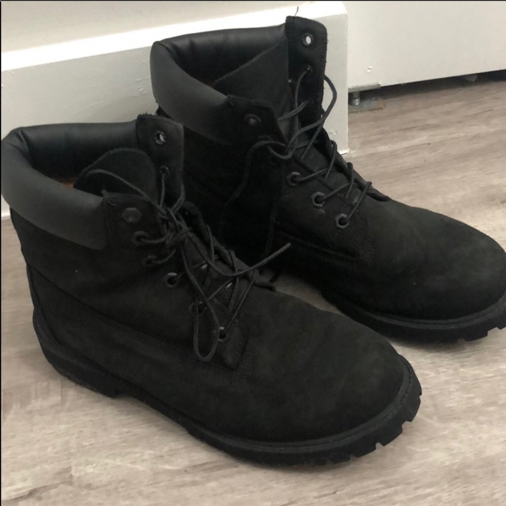 Black Timberland Boots
